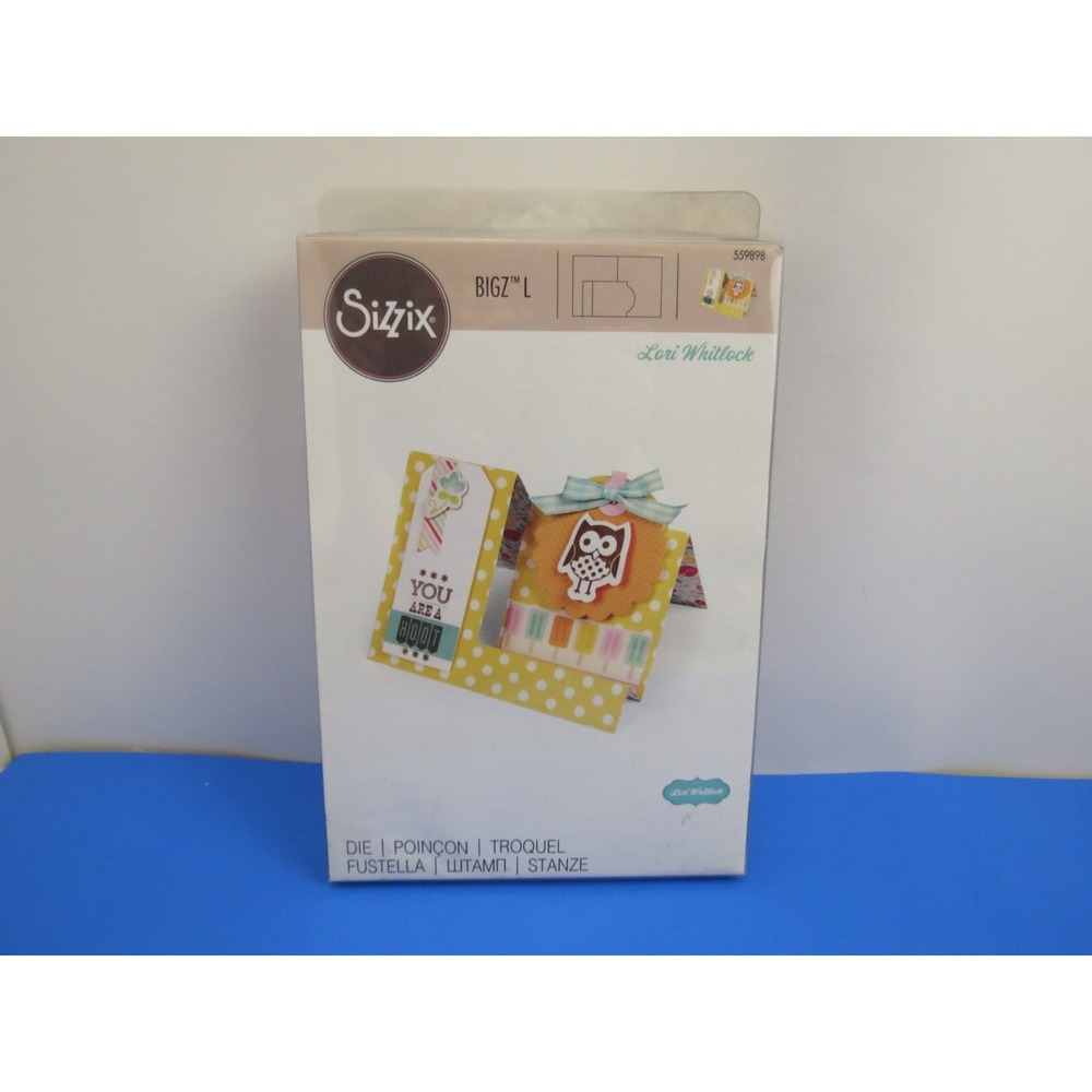Sizzix Bigz L Card Side Step Die 559898 Lori Whitlock NEW